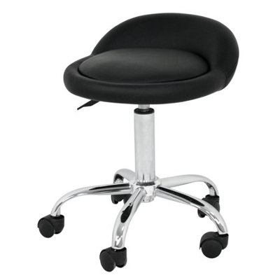 stool rolling adjustable tattoo wheels height chair salon spa saddle hydraulic facial massage frankford backrest lab office